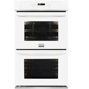 Frigidaire Gallery 27 in. Double Electric Wall Oven Self Cleaning with Convection in White FGET2765PW