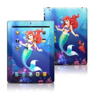 Little Mermaid Design Protective Decal Skin Sticker for Apple iPad 3 (3rd Gen) Tablet E Reader: Computers & Accessories