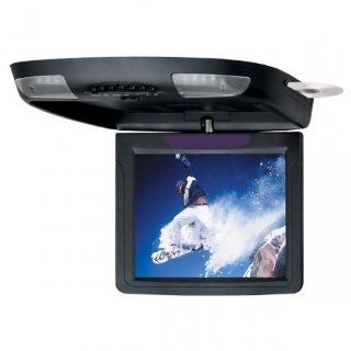 Planet Audio P10.4AIOB 10.4 Inch All In One Flip Down TFT Monitor/DVD Player with IR Transmitter (Black) : Vehicle Overhead Video : Car Electronics