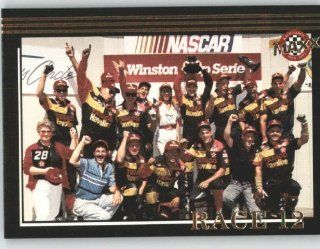 1992 Maxx Black Racing Card # 276 Davey Allison w / Crew YR   NASCAR Trading Cards (Year in Review): Sports Collectibles