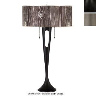 Soiree Table Lamp Shade Color: Driftwood Silk Glow, Finish: Antique Bronze    