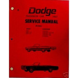 Dodge Charger Coronet Dart Service Manual: Unknown: Books
