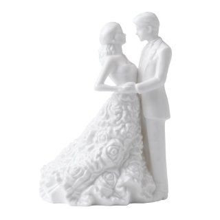 Monique Lhuillier for Royal Doulton Modern Love Bride and Groom Cake Topper: Kitchen & Dining