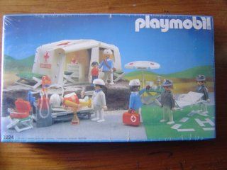 Playmobil Rescue Set   Field Hospital (3224) Toys & Games