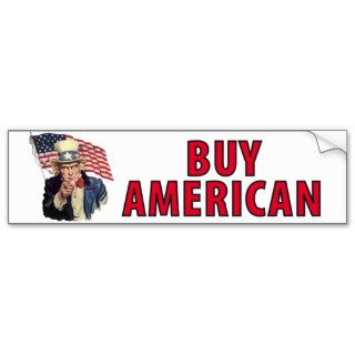 Buy American Bumper Stickers