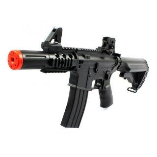Electric WELL FPS 300 M4 Full Auto Assault Rifle Airsoft Gun w/ Retractable Stock : Sports & Outdoors
