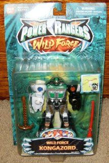 Wild Force Kongazord 5.5" Power Rangers Action Figure: Toys & Games