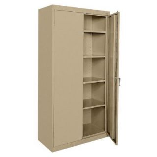 Sandusky Classic Series 36 in. W x 72 in. H x 18 in. D Storage Cabinet with Adjustable Shelves in Tropic Sand CA41361872 04