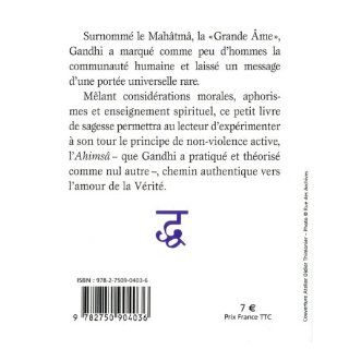 "une anne avec Gandhi ; une pense par jour pour mieux vivre": 9782750904036: Books