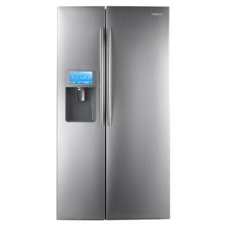 Samsung RSG309 30 Cubic Foot Side by Side Refrigerator with 2 Doors, Integrated Water & Ice, an, Real Stainless: Appliances