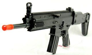 Spring FN SCAR H Socom Airsoft Scar Rifle   FPS 340 Airsoft Gun: Toys & Games