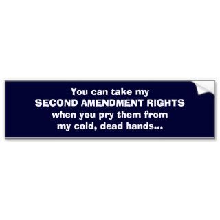 My Gun Rights Bumper Sticker