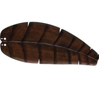 Fanimation B5350WA 26" Oval Leaf Carved Wood Blade: Walnut   Ceiling Fans  