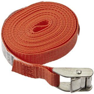 Rack Strap CS1 O12NH Polyester Webbing Cinch Strap with Zinc Diecast Rust Proof Buckle, 350 lbs Capacity, 12' Length x 1" Width, Orange: Securing Straps: Industrial & Scientific