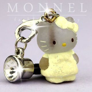 ip321 Cute Hello Kitty 3D Charm Anti Dust Plug Cover for iPhone Cell Phone: Cell Phones & Accessories