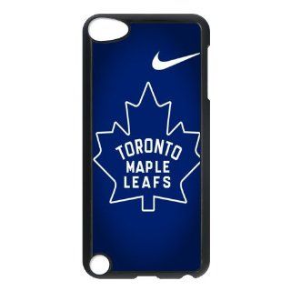 Design 9 Print Black Case With Hard Shell Cover for iPod Touch 5th Sports NHL Toronto Maple Leafs: Cell Phones & Accessories
