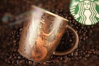 Starbucks 2011 Mermaid Coffee Mug 355ml 12oz: Kitchen & Dining
