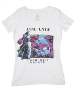 "Jane Eyre" Classic Book Women's Slim Fit T shirt by Out Of Print CLothing: Fashion T Shirts: Clothing