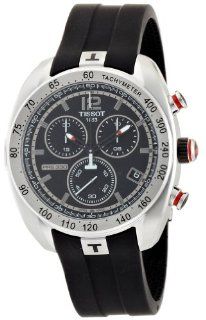 Tissot PRS 330 Chronograph Black Dial Mens Watch T0764171705700: Tissot: Watches