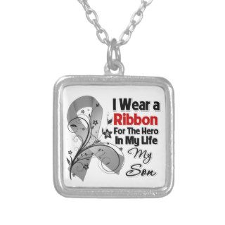 Son Hero in My Life Brain Cancer Pendants