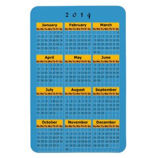 Calendar 2014 Magnet