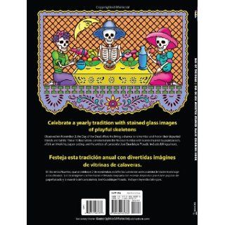 Day of the Dead/Dia de los Muertos Stained Glass Coloring Book (Dover Stained Glass Coloring Book): Marty Noble: 9780486480336: Books