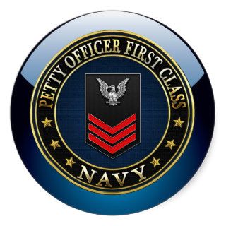 [500] Navy: Petty Officer First Class (PO1) Stickers