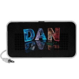 The Name Dan in 3D Lights (Photograph)  Speakers