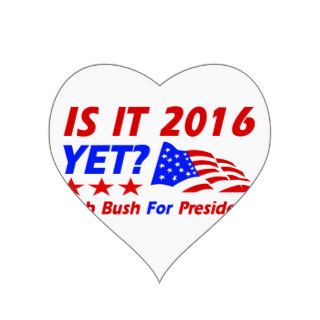 Cool Jeb Bush designs Heart Sticker