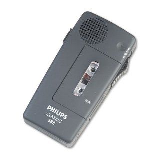 Philips   Pocket Memo 388 Slide Switch Mini Cassette Dictation Recorder   Sold As 1 Each   Fast Erase.: Office Products