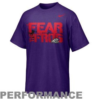 TCU Horned Frog t shirt : Nike TCU Horned Frogs Rivalry Legend Performance T Shirt   Purple : Sports Related Merchandise : Sports & Outdoors