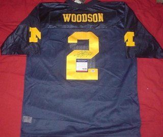 Charles Woodson Autographed Michigan Wolverines Nike Football Throwback Jersey, Green Bay Packers, Oakland Raiders, Psa/Dna Authenticated #H64454 : Sports Related Collectibles : Sports & Outdoors