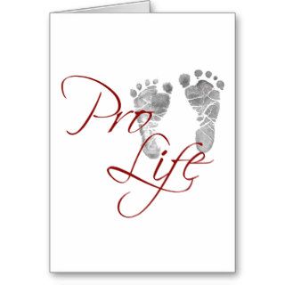 Pro Life Card