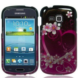 For Samsung Galaxy Amp I407 Hard Snap on Case Purple Love: Everything Else