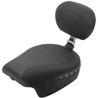 Mustang Passenger Seat with Backrest   Black Pearl Centered Studs   13.5in. 79708: Automotive
