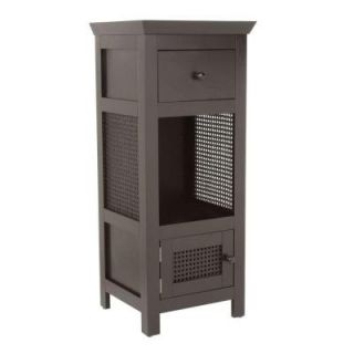 Elegant Home Fashions Savannah 13 1/2 in. W Floor Cabinet in Espresso DISCONTINUED HD17817