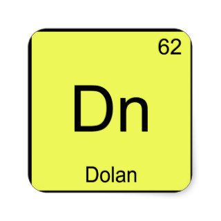 Dn   Dolan Chemistry Element Symbol Meme T Shirt Sticker