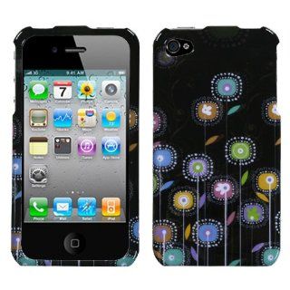 Hard Plastic Snap on Cover Fits Apple iPhone 4 4S Lollipop Flowers Plus A Free LCD Screen Protector AT&T, Verizon (does NOT fit Apple iPhone or iPhone 3G/3GS or iPhone 5/5S/5C) Cell Phones & Accessories