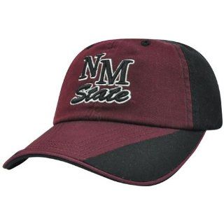 NCAA New Mexico State Aggies Garment Washed Flip Maroon Relax Sun Buckle Hat Cap : Sports Fan Baseball Caps : Sports & Outdoors