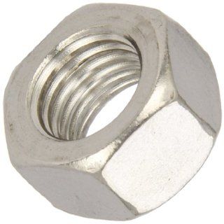 18 8 Stainless Steel Heavy Hex Nut, Plain Finish, ASME B18.2.2, 1/2" 20 Thread Size, 7/8" Width Across Flats, 31/64" Thick (Pack of 10): Industrial & Scientific