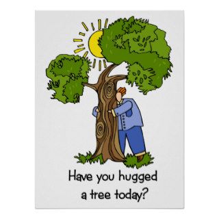 Tree Hugger poster
