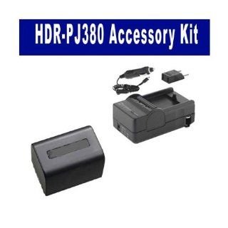 Sony HDR PJ380 Camcorder Accessory Kit includes: SDNPFV70NEW Battery, SDM 109 Charger : Camera And Camcorder Battery Chargers : Camera & Photo