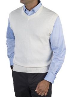 Paul Fredrick Men's Silk, Cotton, \ Cashmere V Neck Sweater Vest at  Mens Clothing store