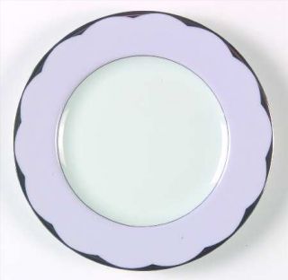 Haviland Illusion Lavender (Lavande) Bread & Butter Plate, Fine China Dinnerware