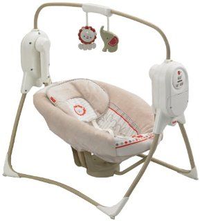 Fisher Price Spacesaver Cradle N Swing : Stationary Baby Swings : Baby