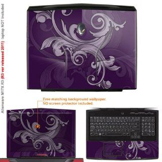 Decalrus Matte Protective Decal Skin Sticker for Alienware M17x R3 with 17.3in Screen (IMPORTANT: to get correct skin for your M17X Must view IDENTIFY image) case cover Matte M17XR3 437: Computers & Accessories