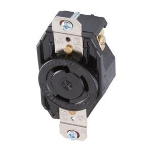 Hubbell Electrical Products 30 Amp 250 Volt 3 Wire Locking Receptacle L630RZ
