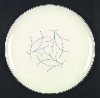 Taylor, Smith & T (TS&T) Blue Twig Dinner Plate, Fine China Dinnerware   Blue &