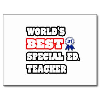 World's Best Special Ed. Teacher Post Card