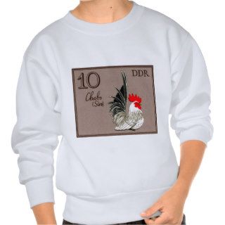 1979 Germany Chabo Rooster Postage Stamp Sweatshirts
